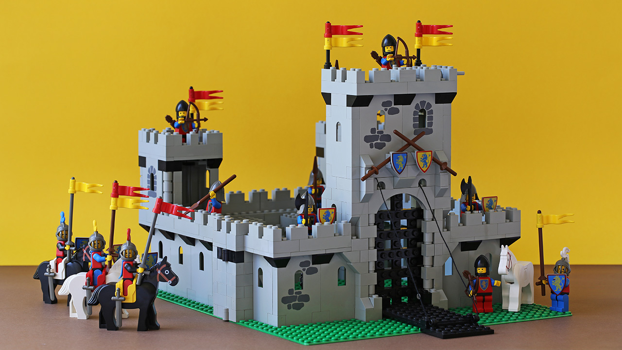lego instructions castle 1990's